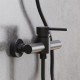 Смеситель для душа без излива Damixa Scandinavian Pure черный без лейки однорычажный (362000300)