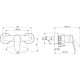Смеситель для душа без излива Ideal Standard Tevere хром без лейки однорычажный (BD727AA)