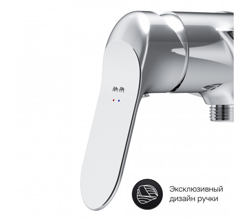 Смеситель для душа без излива AM.PM Sunny хром без лейки однорычажный (F85C20000) Смеситель для душа без излива AM.PM Sunny хром без лейки однорычажный (F85C20000)