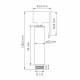 Лейка гигиеническая WasserKraft Asphe 7700 золото (A335)
