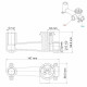 Смеситель с гигиеническим душем встраиваемый WasserKraft Wern никель (4238)
