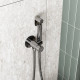 Смеситель с гигиеническим душем встраиваемый WasserKraft со скрытой частью в комплекте хром (A70138)