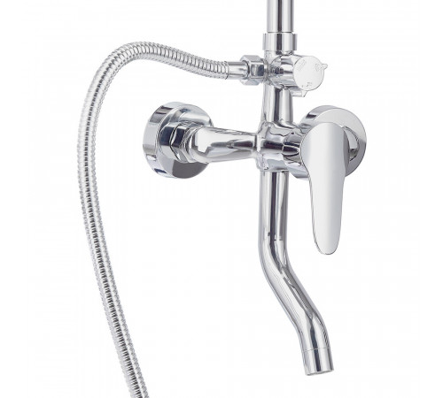 Душевая система Mist с верхним душем с лейкой со смесителем хром (HB 5519308C-01-81) Душевая система Mist с верхним душем с лейкой со смесителем хром (HB 5519308C-01-81)