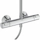 Душевая система Ideal Standard Ceratherm T25 с верхним душем с лейкой с термостатом хром (A7627AA)