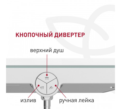 Душевая система Corsa Deco QX с верхним душем с лейкой холодный старт хром (SSFCSQX320S)