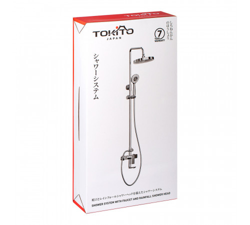 Душевая система Tokito Rain с верхним душем с лейкой со смесителем хром (TOK-RAI-1021) Душевая система Tokito Rain с верхним душем с лейкой со смесителем хром (TOK-RAI-1021)