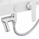 Душевая система Lemark Tropic с верхним душем с лейкой со смесителем хром (LM7007C)