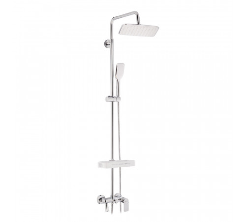 Душевая система Lemark Tropic с верхним душем с лейкой со смесителем хром (LM7002C) Душевая система Lemark Tropic с верхним душем с лейкой со смесителем хром (LM7002C)