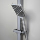 Душевая система WasserKraft с верхним душем с лейкой со смесителем хром (A16501)