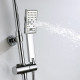 Душевая система WasserKraft с верхним душем с лейкой со смесителем хром (A17701)