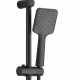 Душевой комплект Corsa Deco TX со шлангом со стойкой черный (SSETTX100QB)