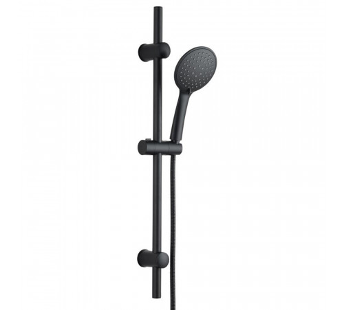 Душевой комплект Esko с лейкой со стойкой черный (SCS855Black) Душевой комплект Esko с лейкой со стойкой черный (SCS855Black)
