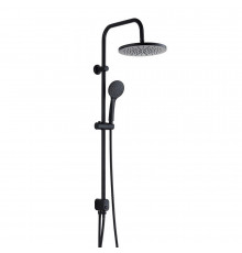 Душевой комплект Esko ST с верхним душем с лейкой черный (ST1550 Black)