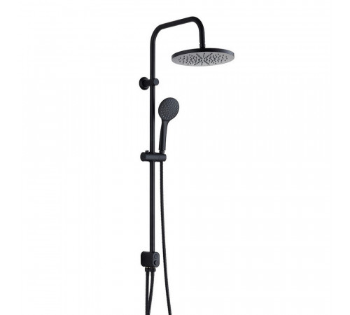 Душевой комплект Esko ST с верхним душем с лейкой черный (ST1550 Black) Душевой комплект Esko ST с верхним душем с лейкой черный (ST1550 Black)
