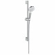 Душевой комплект Hansgrohe Crometta с лейкой со стойкой хром/белый (26533400)