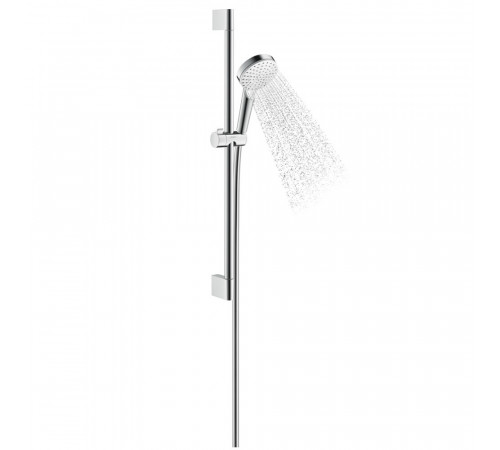 Душевой комплект Hansgrohe Crometta с лейкой со стойкой хром/белый (26533400) Душевой комплект Hansgrohe Crometta с лейкой со стойкой хром/белый (26533400)