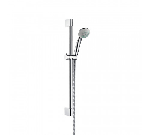 Душевой комплект Hansgrohe Crometta с лейкой со стойкой хром (27728000) Душевой комплект Hansgrohe Crometta с лейкой со стойкой хром (27728000)