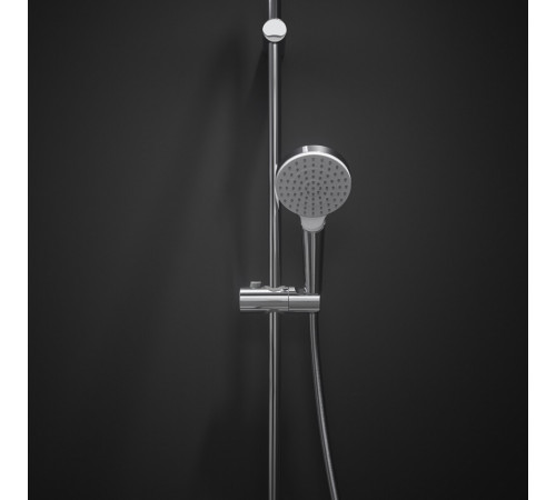 Душевой комплект Hansgrohe Crometta с лейкой со стойкой хром/белый (26533400) Душевой комплект Hansgrohe Crometta с лейкой со стойкой хром/белый (26533400)