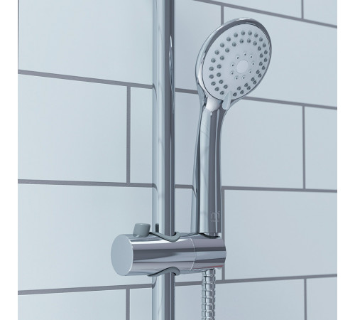 Душевой комплект Milardo Shower Set с верхним душем с лейкой хром (3703F24M76) Душевой комплект Milardo Shower Set с верхним душем с лейкой хром (3703F24M76)