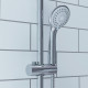 Душевой комплект Milardo Shower Set с верхним душем с лейкой хром (3703F24M76)