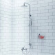 Душевой комплект Milardo Shower Set с верхним душем с лейкой хром (3703F24M76)