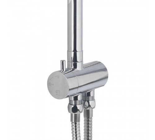 Душевой комплект Milardo Shower Set с верхним душем с лейкой хром (3703F24M76) Душевой комплект Milardo Shower Set с верхним душем с лейкой хром (3703F24M76)