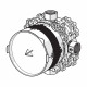 Корпус смесителя встраиваемый Oras Bluebox DN20 G3/4 с запорным вентилем (2081)