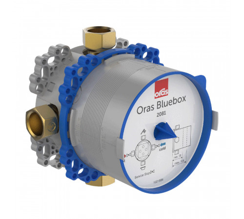 Корпус смесителя встраиваемый Oras Bluebox DN20 G3/4 с запорным вентилем (2081) Корпус смесителя встраиваемый Oras Bluebox DN20 G3/4 с запорным вентилем (2081)