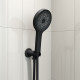 Подключение шланга Iddis Built-in Shower Accessories с держателем латунь черное (003BL01i62)