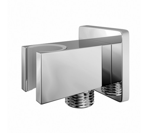 Подключение шланга WasserKraft с держателем латунь хром (A086) Подключение шланга WasserKraft с держателем латунь хром (A086)
