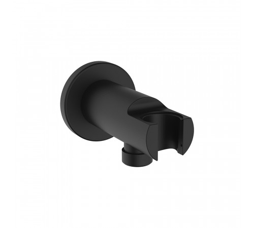 Подключение шланга Iddis Built-in Shower Accessories с держателем латунь черное (003BL01i62) Подключение шланга Iddis Built-in Shower Accessories с держателем латунь черное (003BL01i62)