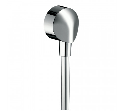 Подключение шланга Hansgrohe FixFit без держателя пластик хром (27454000) Подключение шланга Hansgrohe FixFit без держателя пластик хром (27454000)