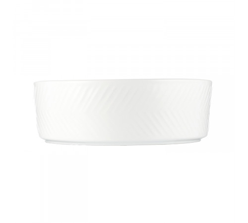 Раковина Corsa Deco Chevron 36 см накладная белая (ABCH36)