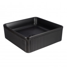 Раковина Corsa Deco Lines 37 см накладная черная (ABLVX37QB)