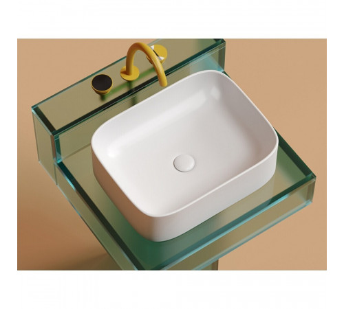Раковина Ceramicanova Element 51 см накладная белая матовая (CN6052MW)