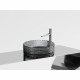 Раковина Ceramicanova Cristal 36 см накладная черная (CN6060)
