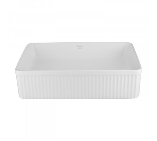 Раковина Corsa Deco Lines 50 см накладная белая матовая (ABLVX50RMW) Раковина Corsa Deco Lines 50 см накладная белая матовая (ABLVX50RMW)