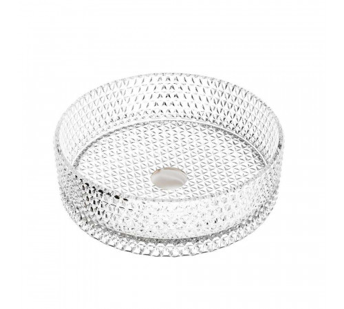 Раковина Ceramicanova Cristal 36 см накладная прозрачная (CN6062) Раковина Ceramicanova Cristal 36 см накладная прозрачная (CN6062)