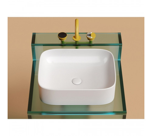 Раковина Ceramicanova Element 51 см накладная белая матовая (CN6052MW)