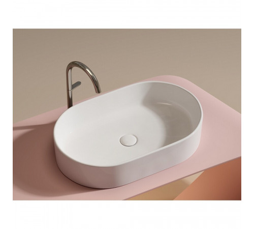 Раковина Ceramicanova Element 61 см накладная белая (CN6048)