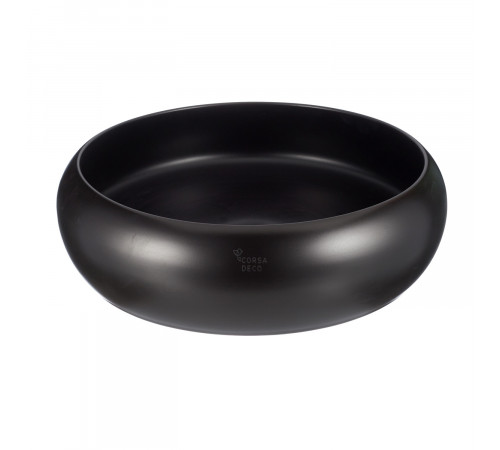 Раковина Corsa Deco Vogue 40 см накладная черная (ABVG40B)