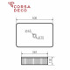 Раковина Corsa Deco Lines 50 см накладная черная (ABLVX50RB)