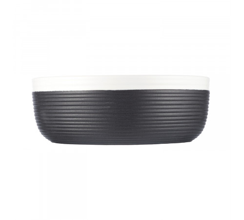 Раковина Corsa Deco Groove 36 см накладная черная/белая матовая (ABGR36BW) Раковина Corsa Deco Groove 36 см накладная черная/белая матовая (ABGR36BW)