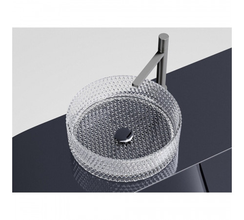 Раковина Ceramicanova Cristal 36 см накладная прозрачная (CN6062) Раковина Ceramicanova Cristal 36 см накладная прозрачная (CN6062)