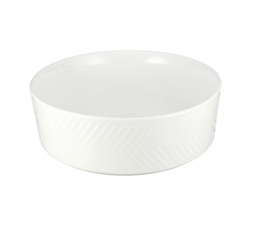 Раковина Corsa Deco Chevron 36 см накладная белая (ABCH36)