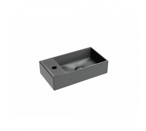 Раковина Ceramicanova Element 40 см подвесная темный антрацит (CN6051RMDH) Раковина Ceramicanova Element 40 см подвесная темный антрацит (CN6051RMDH)