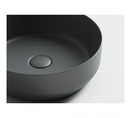 Раковина Ceramicanova Element 39 см накладная темный антрацит (CN6022MDH) Раковина Ceramicanova Element 39 см накладная темный антрацит (CN6022MDH)