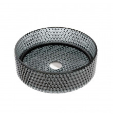 Раковина Ceramicanova Cristal 36 см накладная черная (CN6060)