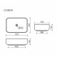 Раковина Ceramicanova Element 51 см накладная белая (CN5043)