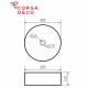 Раковина Corsa Deco Crystal 38 см накладная черная (ABCR38B)